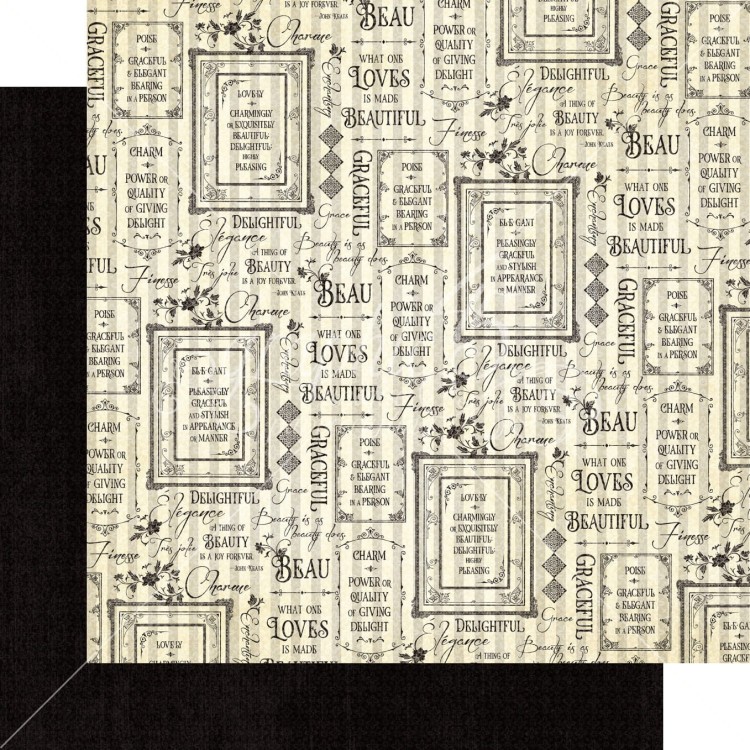 Zestaw papierów do scrapbookingu 30x30 Elegance - Patterns Pack - Graphic45 4502196-4.jpg