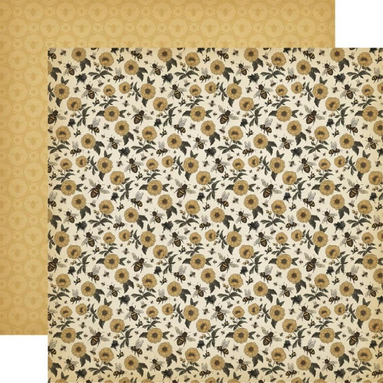 Carta_Bella_Honey_Bee_12_x_12_Collection_Kit_cbhb450016_Queen_Bee_Floral.jpg