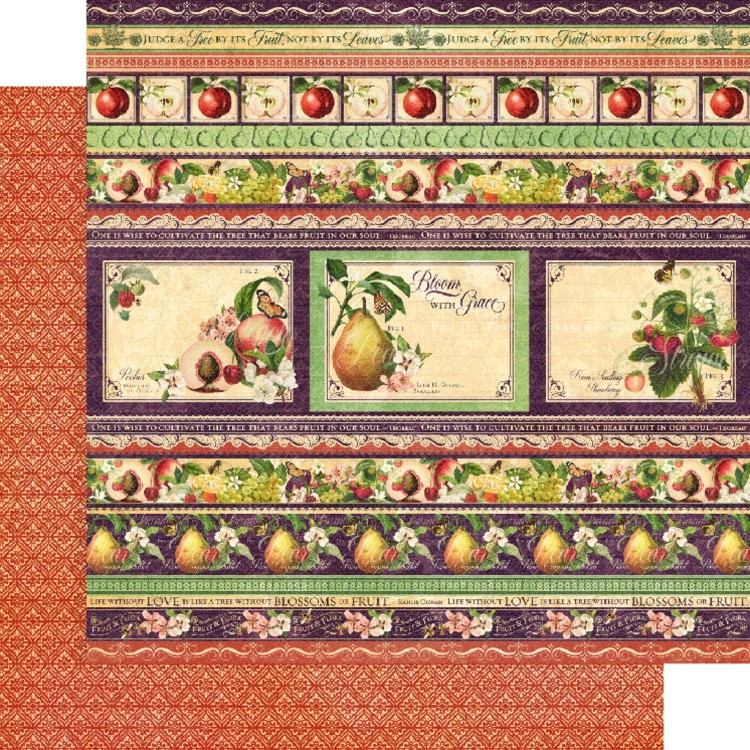 Zestaw papierów do scrapbookingu 20x20 Fruit &amp; Flora - Graphic45 4501999-2.jpeg