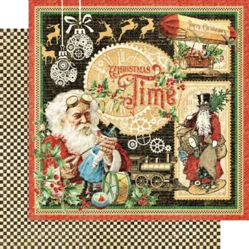 Zestaw papierów do scrapbookingu 20x20 Christmas Time - Graphic45 (4502118) 4502118-1.webp
