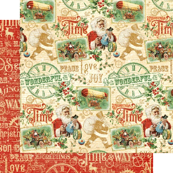 Zestaw papierów do scrapbookingu 20x20 Christmas Time - Graphic45 (4502118) 4502118-2.webp