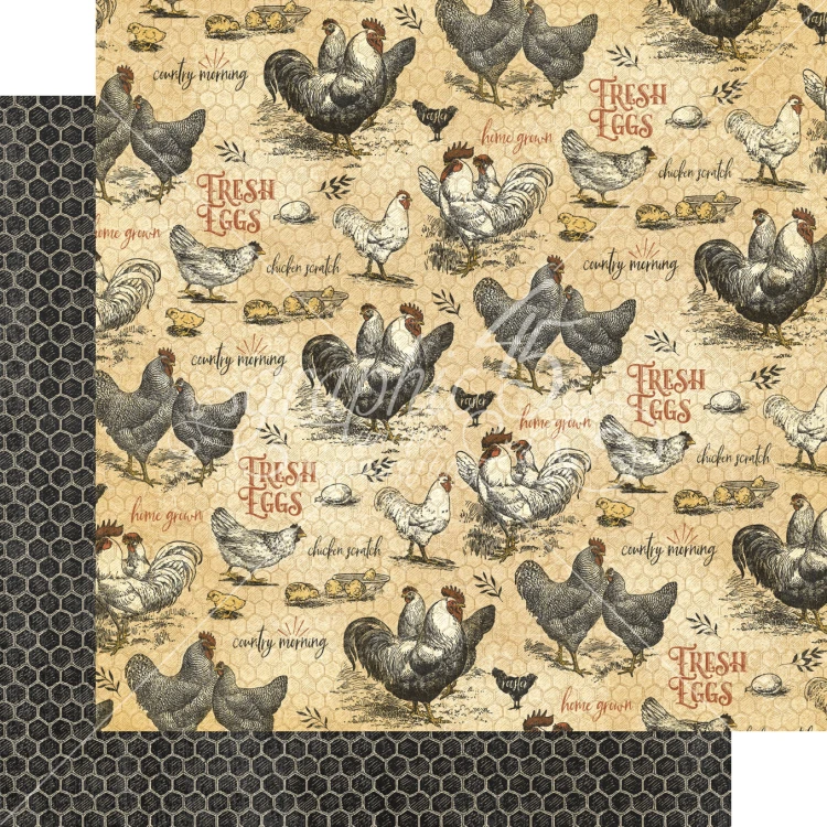 Zestaw papierów do scrapbookingu 20x20 Farmhouse - Graphic45 4502058-7.jpg