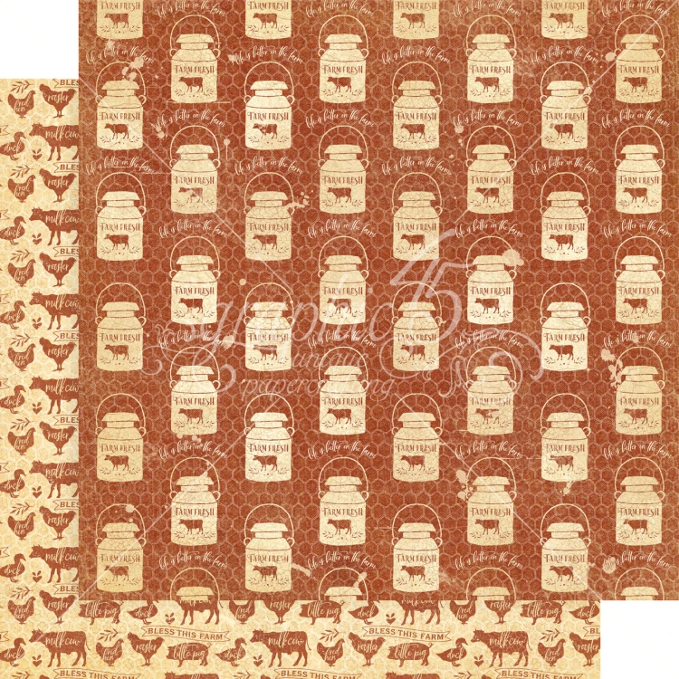 Zestaw papierów do scrapbookingu 20x20 Farmhouse - Graphic45 4502058-8.jpg