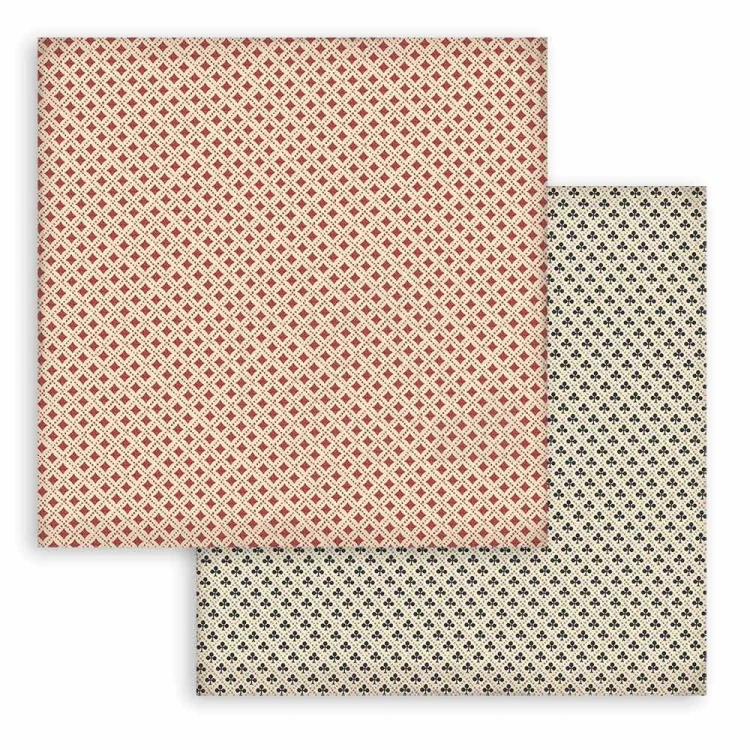 Zestaw papierów 20x20 Alice - tła - Stamperia SBBS46-10.webp