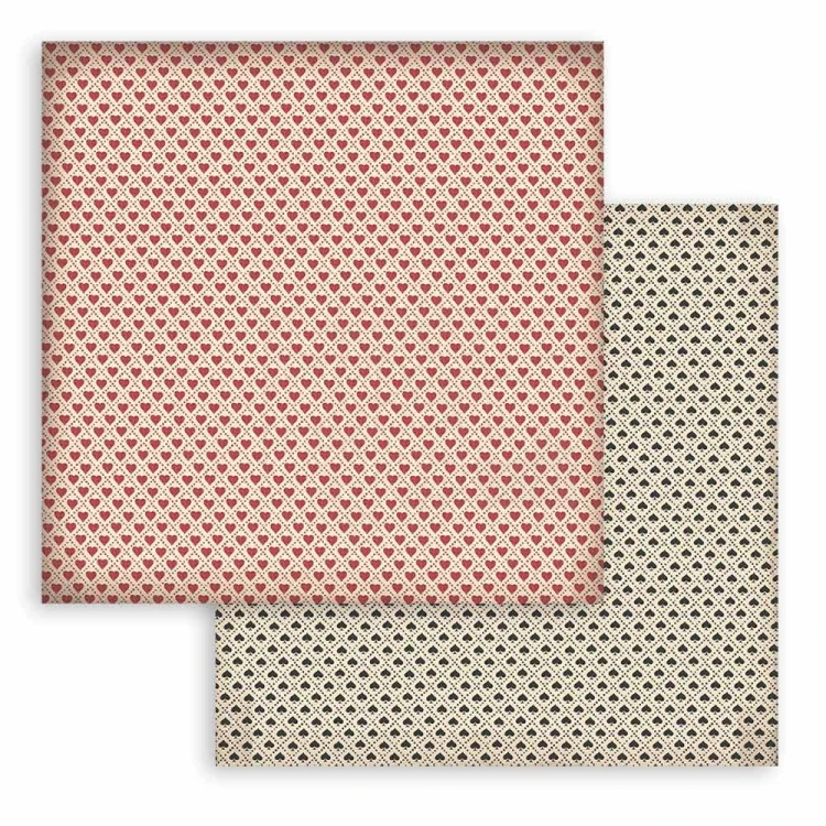 Zestaw papierów 20x20 Alice - tła - Stamperia SBBS46-9.webp