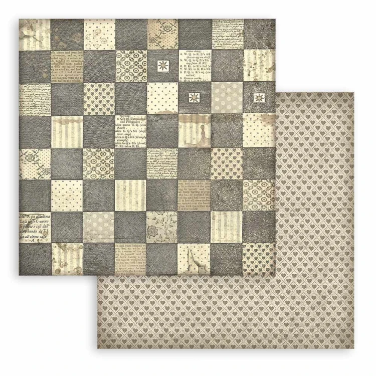 Zestaw papierów 20x20 Alice - tła - Stamperia SBBS46-6.webp