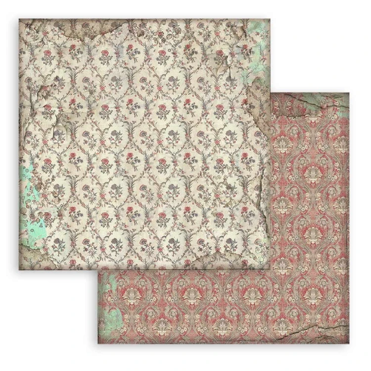 Zestaw papierów 20x20 Alice - tła - Stamperia SBBS46-5.webp