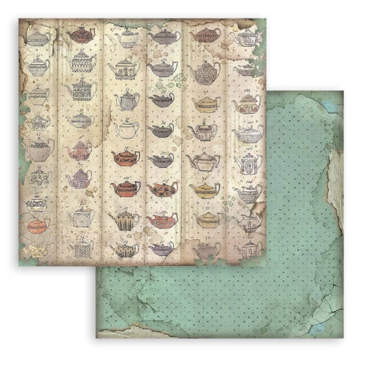 Zestaw papierów 20x20 Alice - tła - Stamperia SBBS46-2.webp