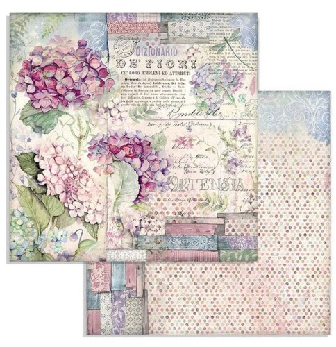 Zestaw papierów - Hortensia 8 x 8" 10szt Stamperia SBBS15-10.jpg