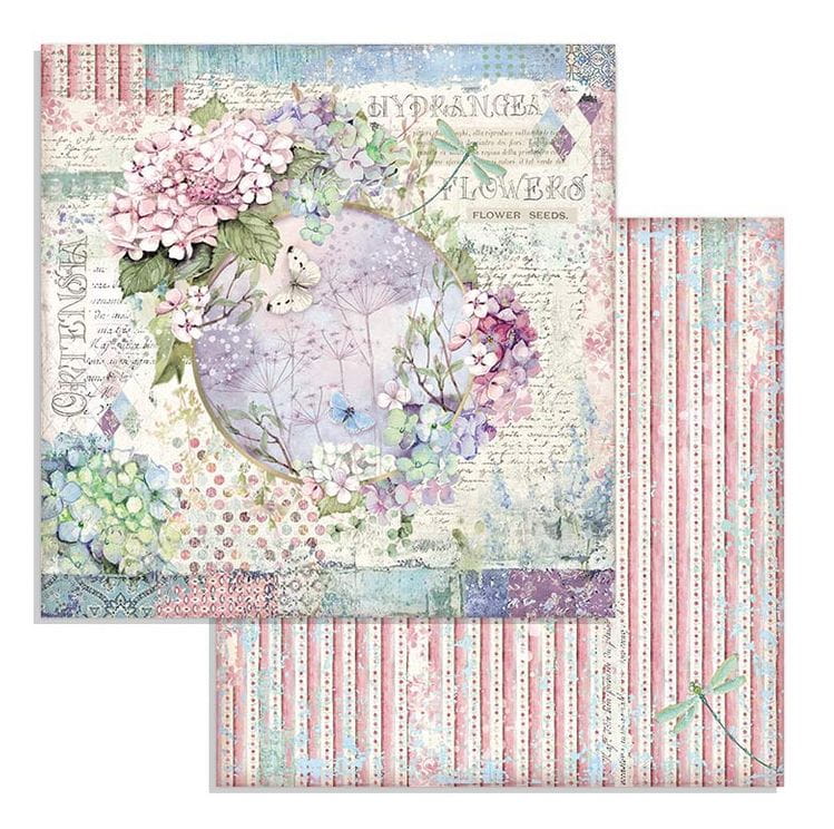 Zestaw papierów - Hortensia 8 x 8" 10szt Stamperia SBBS15-4.jpg