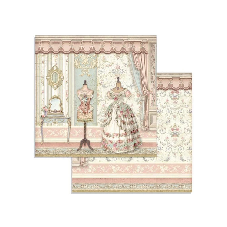 Zestaw papierów - Princess 8 x 8" 10szt Stamperia SBBS18-6.jpg