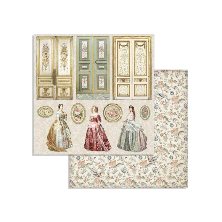 Zestaw papierów - Princess 8 x 8" 10szt Stamperia SBBS18-5.jpg
