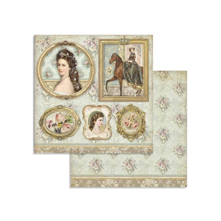 Zestaw papierów - Princess 8 x 8" 10szt Stamperia SBBS18-3.jpg