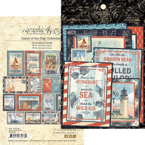 Zestaw Journaling Cards - Catch of the Day - Graphic45 4502180.jpg