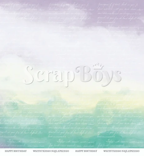Arkusz papieru do scrapbookingu 30x30 Fairy Land 03 - ScrapBoys FALA-03-1.webp