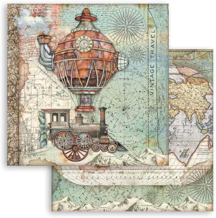 Zestaw papierów Sir Vagabond 30x30cm Stamperia SBBL80-4.jpg