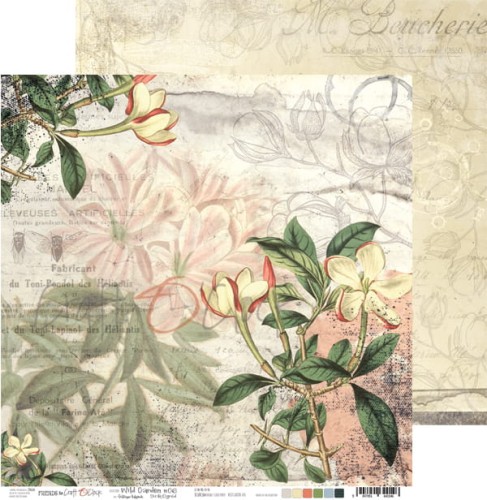 Arkusz papieru 30x30 Wild Garden 06 - Craft O'Clock (CC-PD-WG-F5-06)
