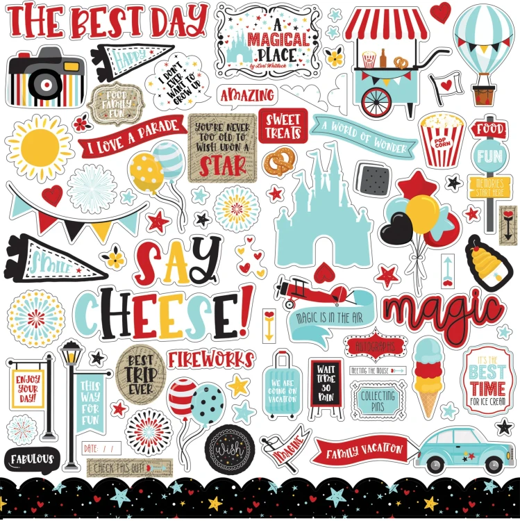 Zestaw papierów do scrapbookingu 30x30 - A Magical Place - Echo Park AMP239016-9.webp