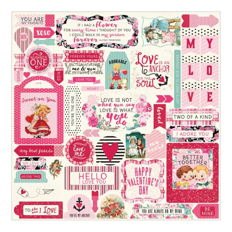 Zestaw naklejek 30x30 Beloved - Authentique BLV009.jpg