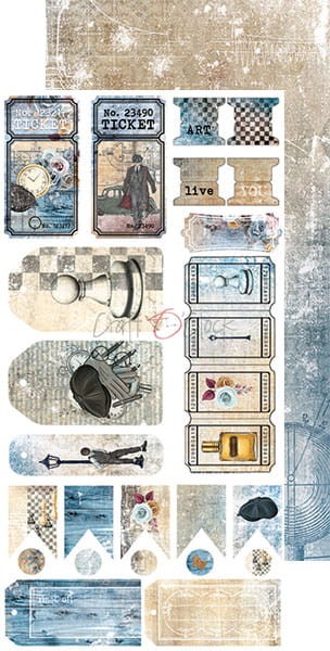 Zestaw dodatków Age of Gentleman - Junk Journal Set - Craft o'clock CC-JJ-F16_01.jpg