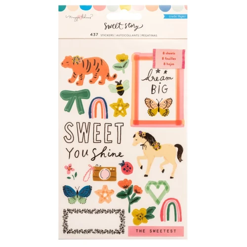 Naklejki Sweet Story (437 szt) - Crate Paper 373067.webp