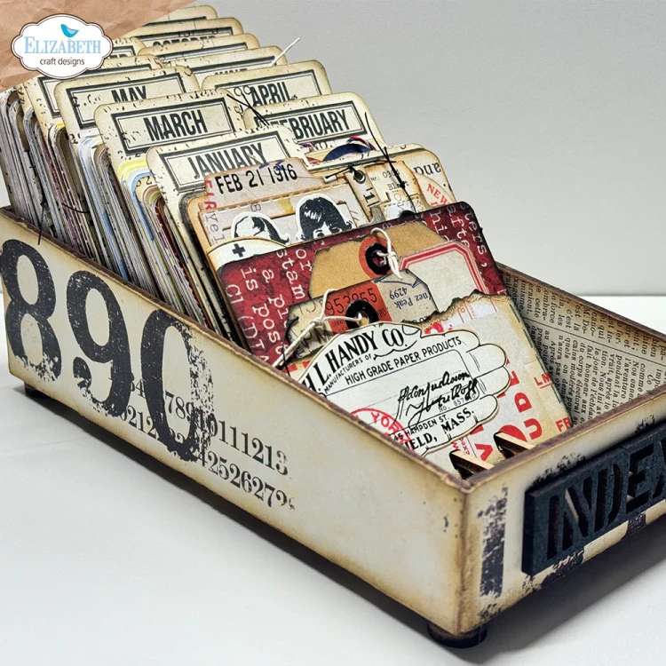 Baza Planner Card Box - ELIZABETH Craft Designs W0001-2.webp