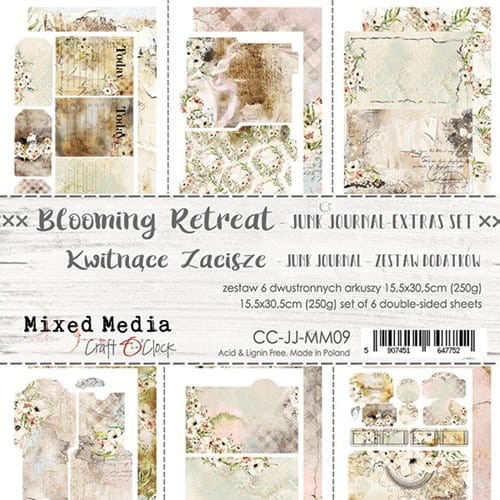 Zestaw dodatków Blooming Retreat - Junk Journal Set - Craft o'clock CC-JJ-MM09.jpg