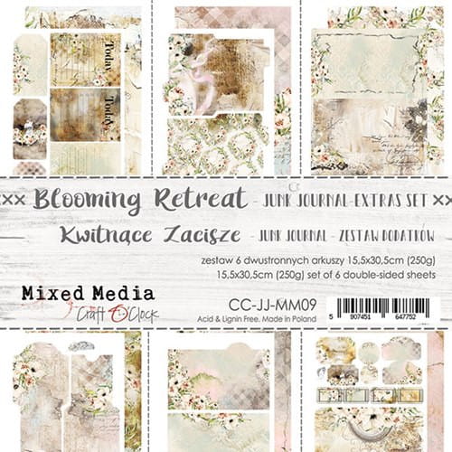 Zestaw dodatków Blooming Retreat - Junk Journal Set - Craft o'clock CC-JJ-MM09.jpg