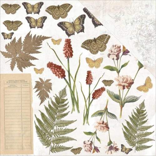 Arkusz papieru 30 x 30 Flora &amp; Fauna - Vintage Artistry - 49 and Market 984567.jpg