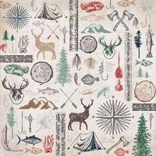 Arkusz papieru 30 x 30 Outdoors- Mountain Air - KaiserCraft P2577a_Outdoors.jpg
