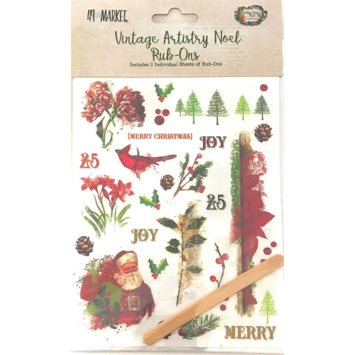Rub-On Transfer 15x20 Noel 3 arkusze - 49 and Market VAN-32860.webp