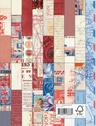 Zestaw papierów do scrapbookingu 19x25,5 "Reminiscence The Book 7" - ELIZABETH craft designs PB07-2.jpg