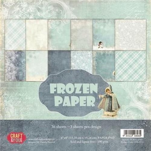 Zestaw papierów do scrapbookingu 15x15 - Frozen paper - Craft&amp;you CPB-FP15.jpg