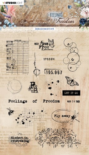 Zestaw stempli Stamp Enhancement Set Feelings Of Freedom - StudioLight JMA-FOF-STAMP423_A.jpg