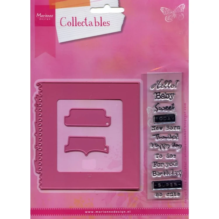 Zestaw wykrojników i stempli – Collectables - Marianne Design COL1315.webp