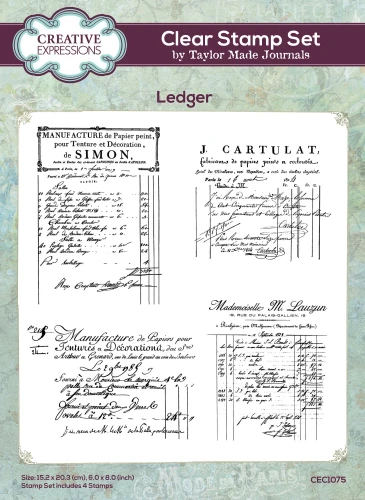Stempel "Ledger " - Creative Expressions CEC1075.webp