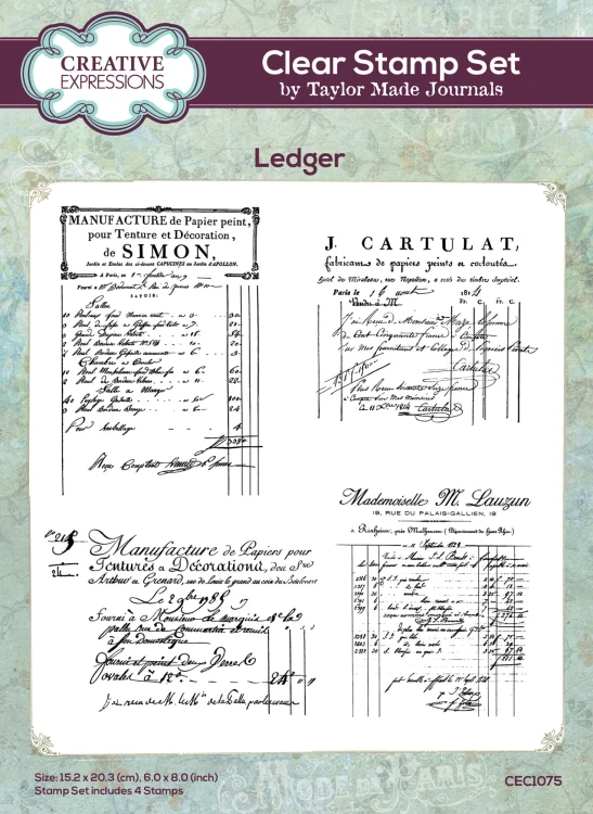 Stempel "Ledger " - Creative Expressions CEC1075.webp
