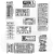 Zestaw stempli gumowych Ticket Booth bilety Tim Holtz Stampers Anonymous CMS337.webp