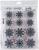 Zestaw stempli gumowych Mini Swirly Snowflakes Tim Holtz Stampers Anonymous CMS320.webp