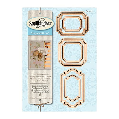 Zestaw wykrojników Foundational Tags - Spellbinders S4-755.jpg