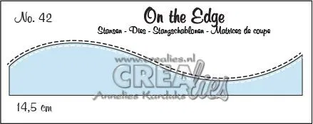 Wykrojnik On The Edge - Snow &amp; Hill - Crealies CLOTE42.webp