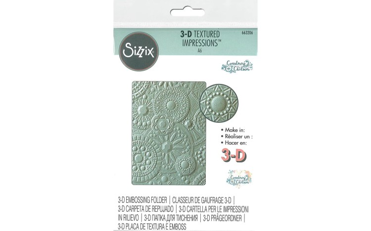 Folder do wytłaczania 3D Mosaic Gems - Sizzix 663206.jpg