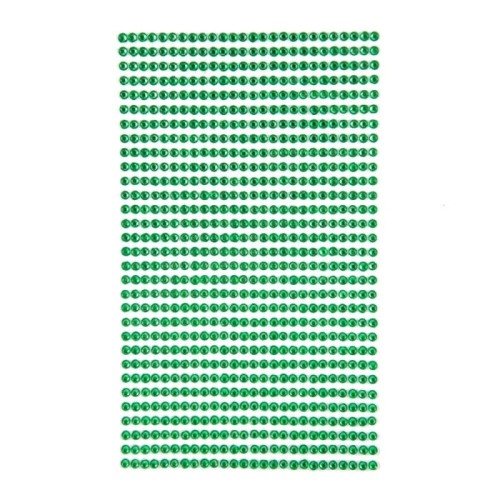 Kryształki samoprzylepne 3mm, 806 szt. light green - DP craft GRKR-045.jpg