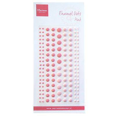 Emaliowane kropki - różowe (duotone pink) - Marianne Design PL4517.jpg