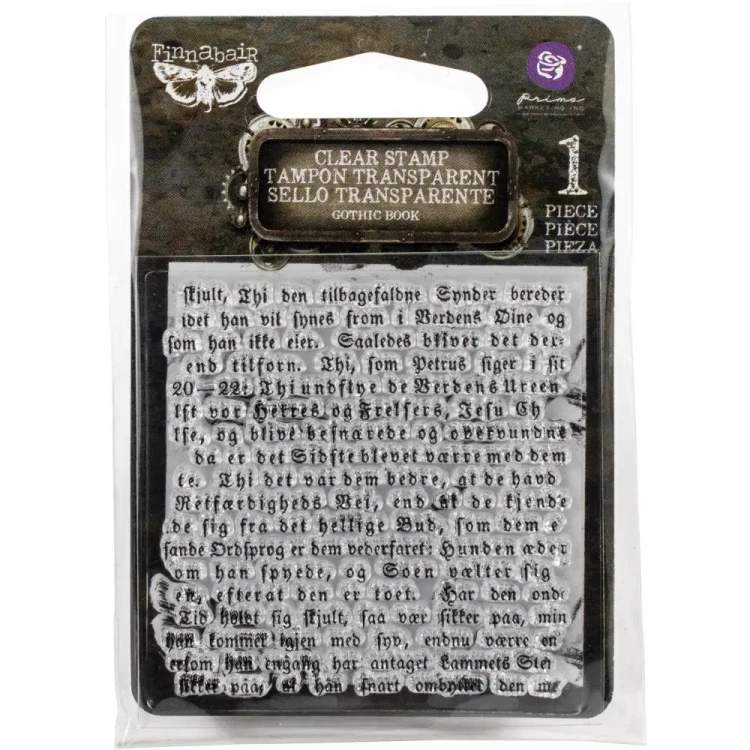 Stempel akrylowy Gothic book - Finnabair-Prima 966966.webp