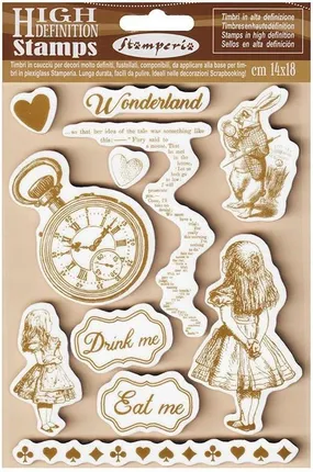 Zestaw stempli Wonderland - Stamperia WTKCC185.webp