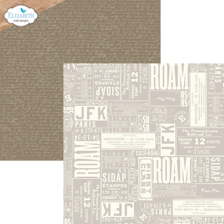 Zestaw papierów do scrapbookingu 30x30 "Once in a Lifetime" - ELIZABETH craft designs C032-8.webp