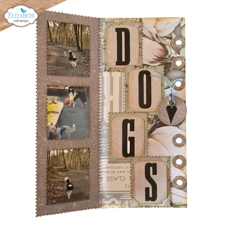 Zestaw stempli Pogrubiony alfabet - ELIZABETH Craft Designs CS410-3.webp