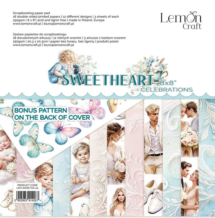 Zestaw papierów 20x20 Sweetheart Celebrations - LemonCraft LEM-SWEETHA-04.jpg