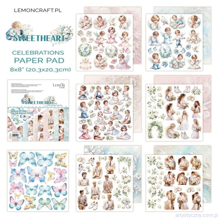 Zestaw papierów 20x20 Sweetheart Celebrations - LemonCraft LEM-SWEETHA-04-1.jpg